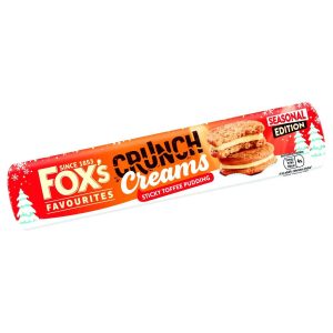 FOXS FAVOURITES CRUNCH CREAMS STICKY TOFFEE PUDDING 200G