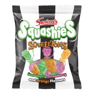 SWIZZELS SQUASHIES SQUELETONS 120G