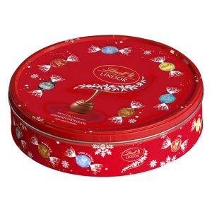 LINDT LINDOR TRUFFLES ASSORTED GIFT TIN 450G