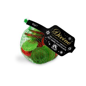 DIVINE DARK 70% CHOCOLATE COINS 65G