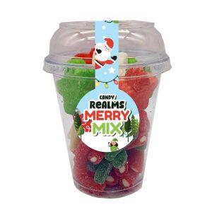 CANDY REALMS MERRY MIX CANDY CUP 195G