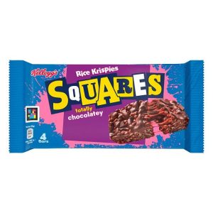 KELLOGGS RICE KRISPIES SQUARES DEVILISHLY CHOCOLATEY 4X36G