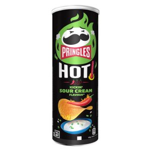PRINGLES HOT HAUNTIN' SOUR CREAM GLOW IN THE DARK 160G