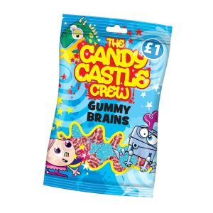 CANDY CASTLE CREW GUMMY BRAINS PMP £1.00 90G