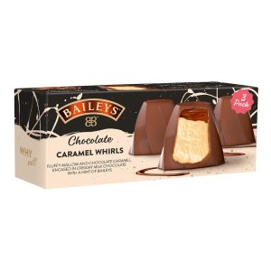 BAILEYS CHOCOLATE CARAMEL WHIRLS 3PK 78G