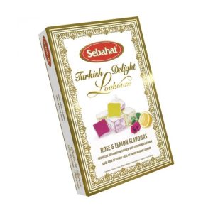 SEBAHAT ROSE & LEMON TURKISH DELIGHT 250G