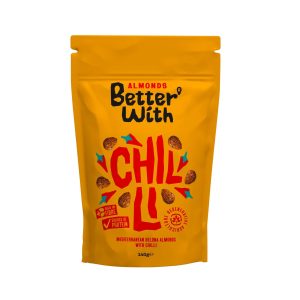 BETTER WITH CHILLI ALMONDS DOY PACK 140G