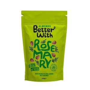 BETTER WITH ROSEMARY ALMONDS DOY PACK 140G