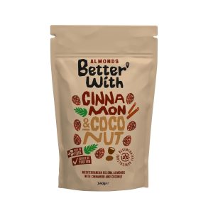 BETTER WITH CINNAMON & COCONUT ALMONDS DOY PACK 140G