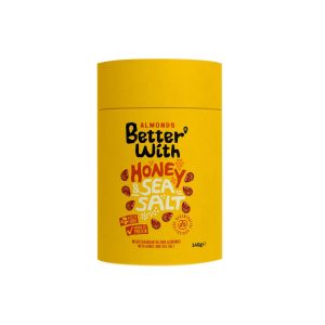BETTER WITH SEA SALT ALMONDS TUBE 140G