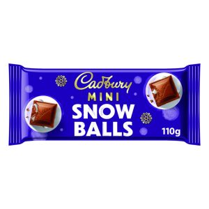 CADBURY MINI SNOWBALLS BAR 110G