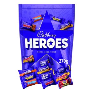 CADBURY HEROES POUCH 270G