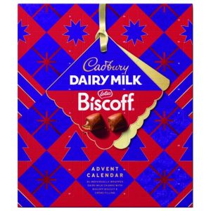 CADBURY DAIRY MILK BISCOFF ADVENT CALENDAR 236G