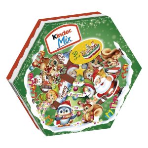 KINDER MIX CHRISTMAS PLATE 143G
KINDER CHOCOLATE MINI, KINDER BUENO MINI, KINDER HOLLOW FIGURE