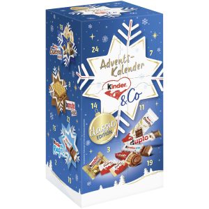 KINDER & CO. CLASSIC ADVENT CALENDAR 295G
TRONKY, KINDER BAR, KINDER COUNTRY, DUPLO, HANUTA MINI, KINDER BUENO MINI