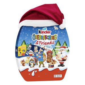KINDER SURPRISE & FRIENDS ADVENT CALENDAR 370G, KINDER SURPRISE, KINDER HOLLOW FIGURE, KINDER CHOCOLATE, KINDER CHOCOLATE MINI