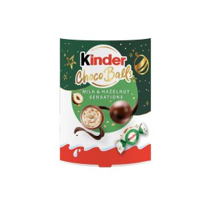 KINDER CHOCO BALLS CHRISTMAS MILK & HAZELNUT SENSATIONS 90G