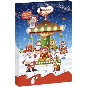 KINDER MIX ADVENT CALENDAR 151G
KINDER COUNTRY MINI, KINDER MINI EGGS HAZELNUT, KINDER BUENO MINIS, KINDER HOLLOW FIGURE, KINDER SCHOKO BONS