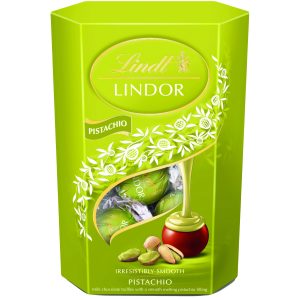 LINDT LINDOR CORNET 200G PISTACHIO