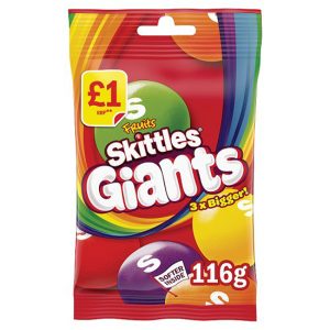 SKITTLES POUCH PMP- 125G PMP GBP1.00 WILDBERRY