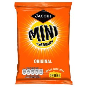 JACOBS 90G MINI CHEDDARS SMOKED CHEDDAR PM GBP1.25