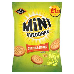 JACOBS MINI CHEDDARS CHEESE & PICKLE PM 1.25 90G