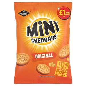 JACOBS MINI CHEDDARS ORIGINAL PM 1.25 90G