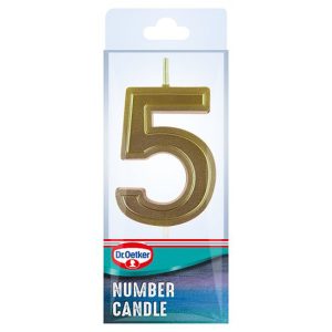 DR OETKER 5 NUMBER CANDLE 5G