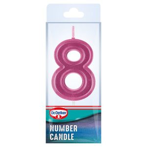 DR OETKER 8 NUMBER CANDLE 5G