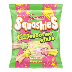 SWIZZELS SQUASHIES SOUR SHOOTING STARS 100G