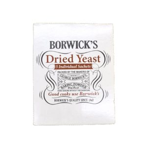 BORWICKS DRIED YEAST 5 X 6G 30G