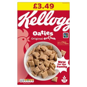 KELLOGGS BC OATIES ORIGINAL PMP £3.49 500G