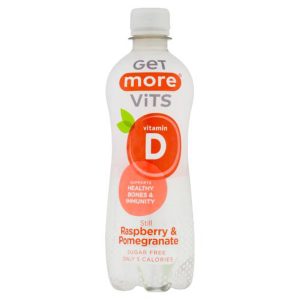 GET MORE VITS 500ML VITAMIN D STILL RASPBERRY & POMEGRANATE PET