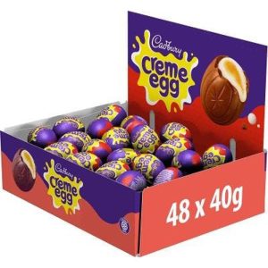 CADBURY SINGLE EGG 40G DAIRY MILK BISCOFF