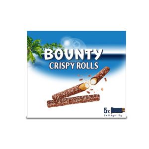 MARS CRISPY ROLLS- MULTIPACK BOUNTY 5 PACK 112.5G