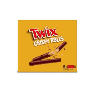 MARS CRISPY ROLLS- MULTIPACK TWIX 5 PACK 112.5G
