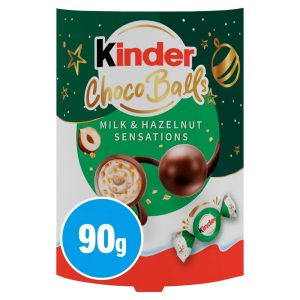 KINDER CHOC BALLS MILK & HAZELNUT SENSATIONS G90 90G