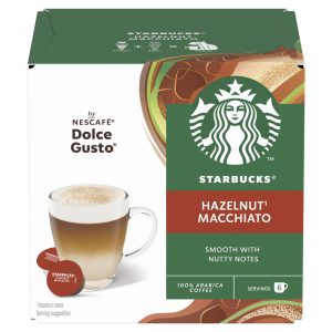 STARBUCKS DOLCE GUSTO- LATTE HAZELNUT 12CAPS