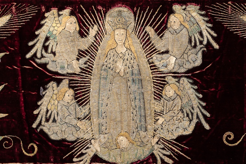 Funeral pall detail