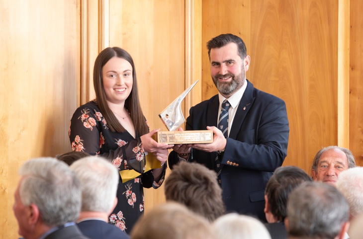 The Gary Baker Award 2025, Bridget Morgan receiving her award. 