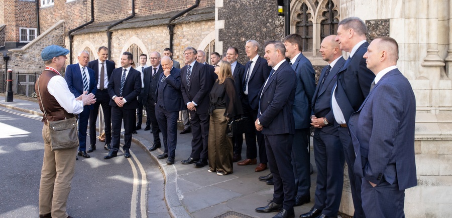 WCB Corporate Partners enjoying a City of London tour before joining us for the Annual Lunch.