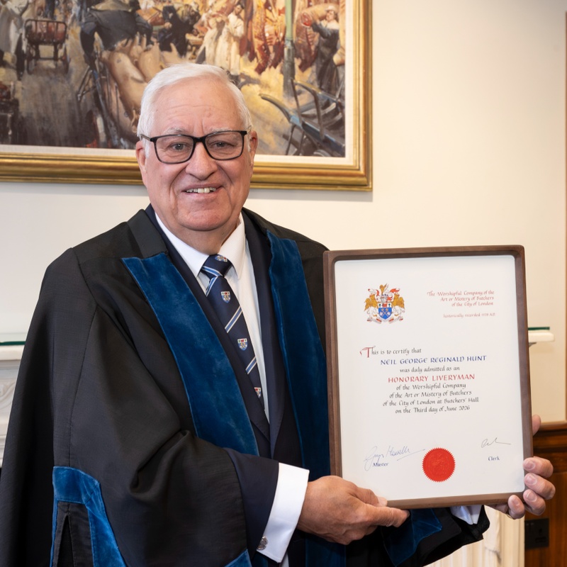 Honorary liveryman Neil Hunt