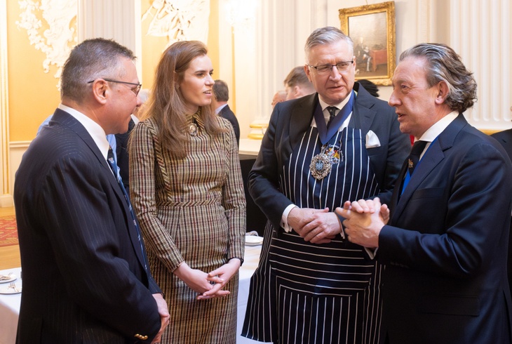 Meeting The Lord Mayor At Mansion House After Boar's Head Ceremony 2025