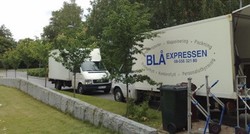 Bild Blå Expressen (Foton Flyttare, Bild Flyttföretag)