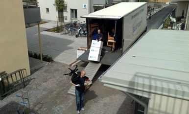 Blå Expressen i Solna