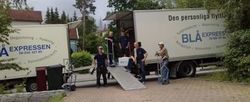 Bild Blå Expressen (Foton Flyttare, Bild Flyttföretag)