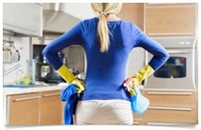 Bild Agnes Städ i Göteborg (Foton Lokalvårdare, Bild Städföretag)