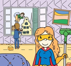 Bild Städhjältarna (Foton Lokalvårdare, Bild Städföretag)