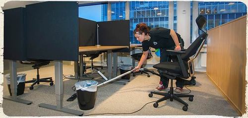 Bild Anne Blom Städ & Service (Foton Lokalvårdare, Bild Städföretag)