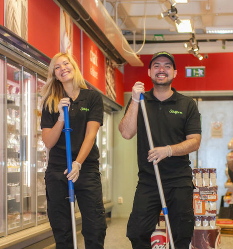 Bild Städform i Halland  (Foton Lokalvårdare, Bild Städföretag)